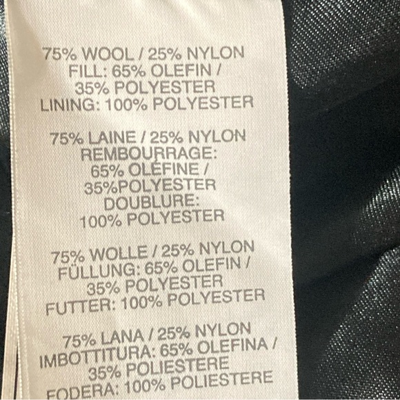 J. Crew double cloth lady day coat women’s size 4 petite black Italian fabric - Picture 5 of 6